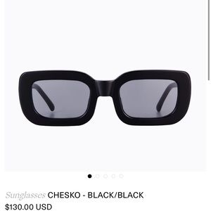 poppy lissiman chesko black sunglasses